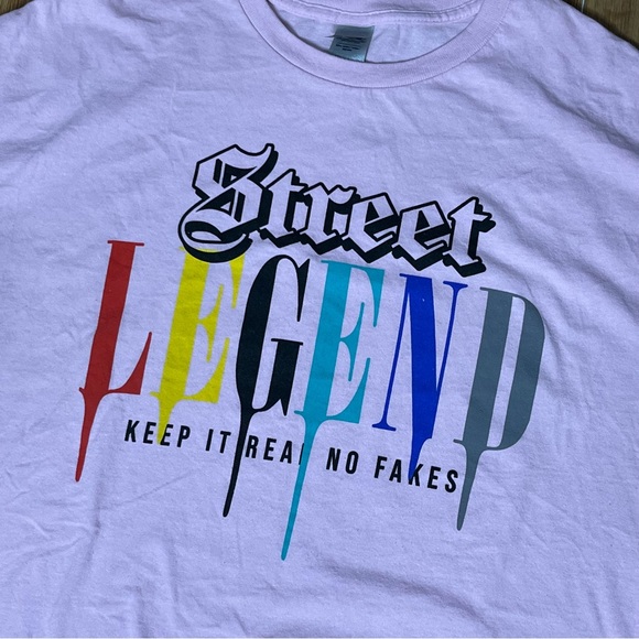 Street Legend Keep It Real Shirt XL Pink No Fakes - Picture 2 of 5